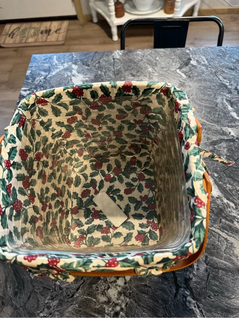 Longaberger handwoven basket